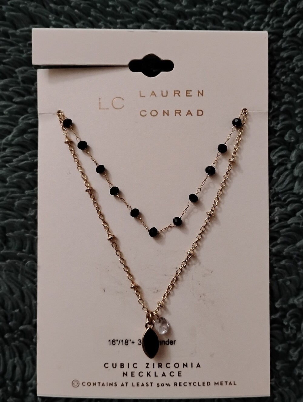 NWT Lauren Conrad Dainty Double Strand Necklace Women's